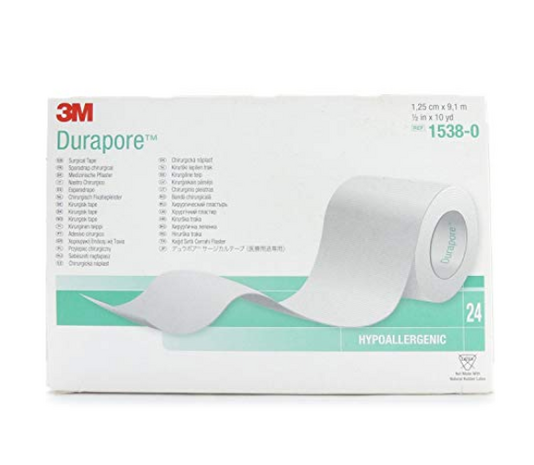 3M Durapore tape 1,25cm breed (doos a 24 stuks)